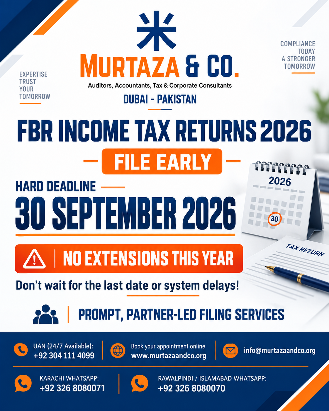 Income Tax Returns 2026